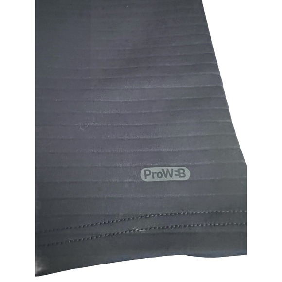 Spyder Men's Full Zip Hoodie Size Large NWT Black Ribbed - Picture 8 of 8